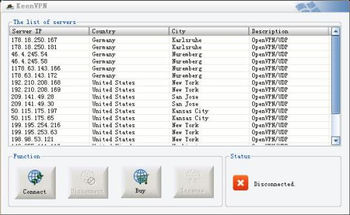 KeenVPN screenshot