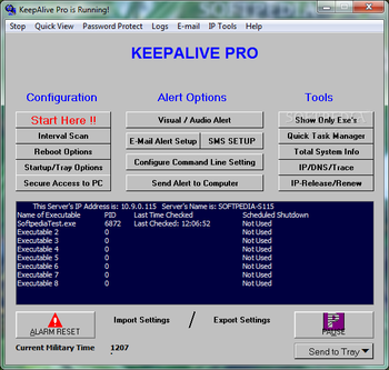 KeepAlive Pro screenshot