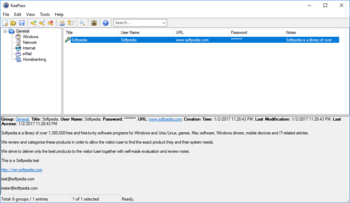 KeePass Password Safe Portable screenshot