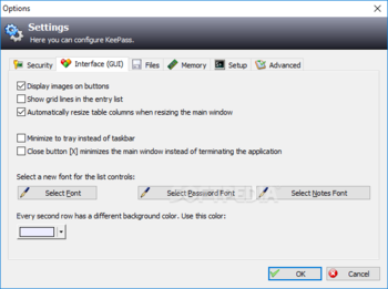 KeePass Password Safe Portable screenshot 12