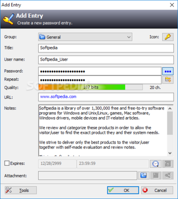 KeePass Password Safe Portable screenshot 3