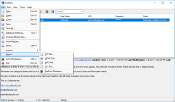 KeePass Password Safe Portable screenshot 4