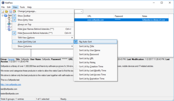 KeePass Password Safe Portable screenshot 6