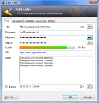 KeePass Password Safe Professional Portable screenshot 2