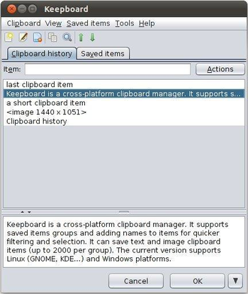 Keepboard screenshot