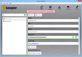 Keeper Desktop screenshot