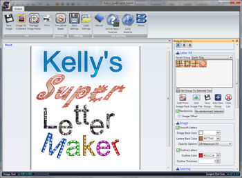 Kellys Super Letter Maker 2 screenshot