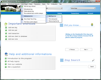 Kennel Professional screenshot 8