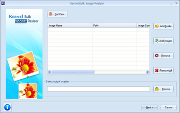 Kernel Bulk Image Resizer screenshot