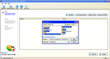 Kernel for Lotus Notes to PDF screenshot