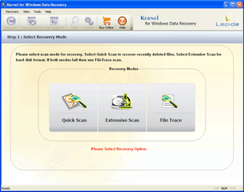 Kernel for NTFS screenshot