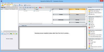 Kernel for OLM to PST screenshot 2