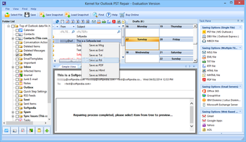Kernel for Outlook PST Repair screenshot