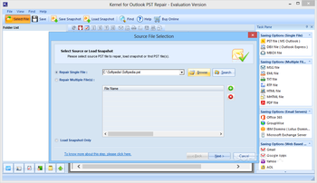 Kernel for Outlook PST Repair screenshot 3