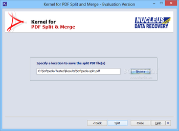 Kernel for PDF Split and Merge screenshot 3