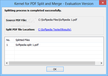 Kernel for PDF Split and Merge screenshot 4