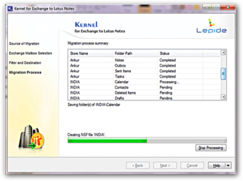 Kernel for PST to NSF Conversion screenshot 3