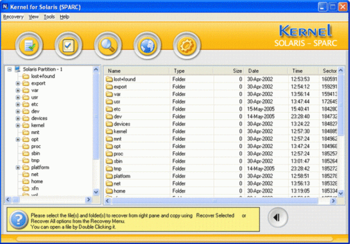 Kernel for Solaris (SPARC) screenshot 3