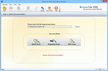 Kernel for VHD screenshot