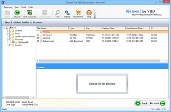 Kernel for VHD screenshot 3