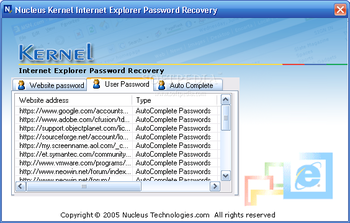 Kernel Internet Explorer screenshot 2