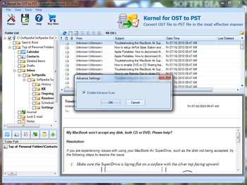 Kernel OST to PST (formerly Convert OST) screenshot 3