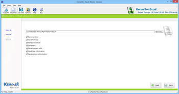Kernel Recovery for Excel screenshot 2
