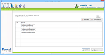 Kernel Recovery for Excel screenshot 3