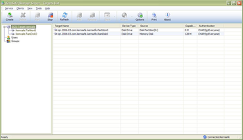 KernSafe Free iSCSI Target screenshot