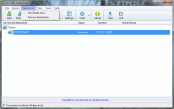 KernSafe HAReplicator screenshot 2