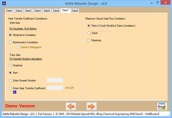 Kettle Reboiler Design screenshot 9