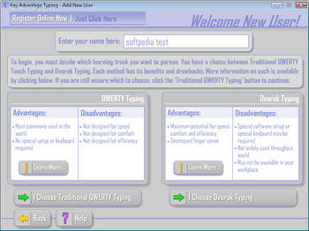 Key Advantage Typing Tutor screenshot