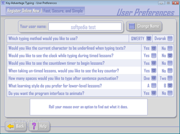 Key Advantage Typing Tutor screenshot 3