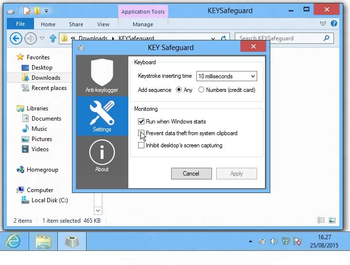 Key Safeguard screenshot