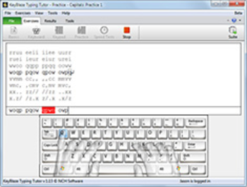 KeyBlaze Typing Tutor screenshot