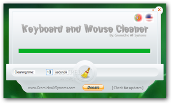 Keyboard and Mouse Cleaner screenshot