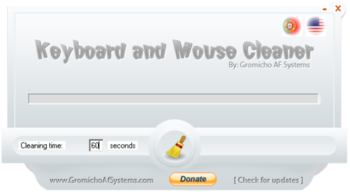 Keyboard and Mouse Cleaner screenshot
