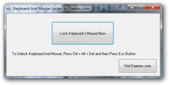 Keyboard And Mouse Locker screenshot