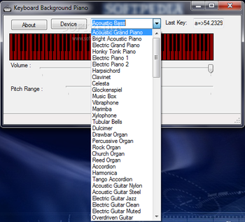 Keyboard Background Piano screenshot