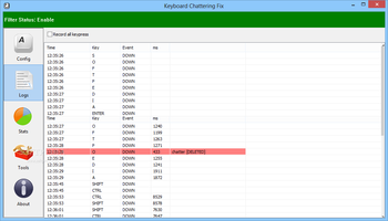 Keyboard Chattering Fix screenshot 2