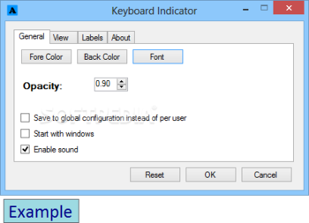 Keyboard Indicator screenshot 2