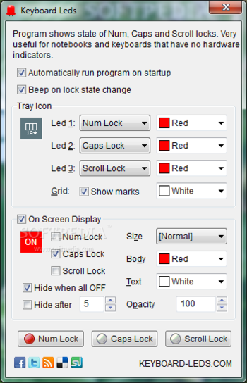Keyboard Leds screenshot 2