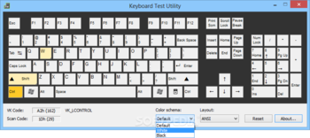 Keyboard Test Utility screenshot