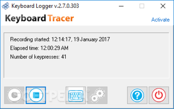 Keyboard Tracer (formerly Keyboard Logger) screenshot