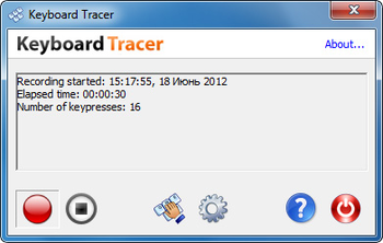 Keyboard Tracer screenshot