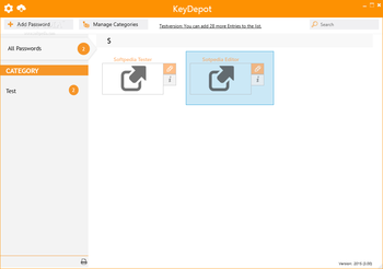 KeyDepot screenshot 2