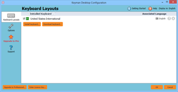 Keyman Desktop Free Edition screenshot 2