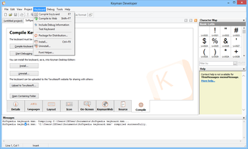 Keyman Developer screenshot 13