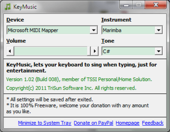 KeyMusic screenshot