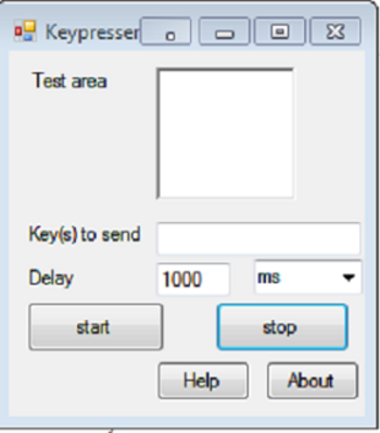 Keypresser screenshot